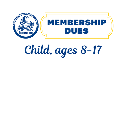 Membership Dues - Child (ages 8-17)