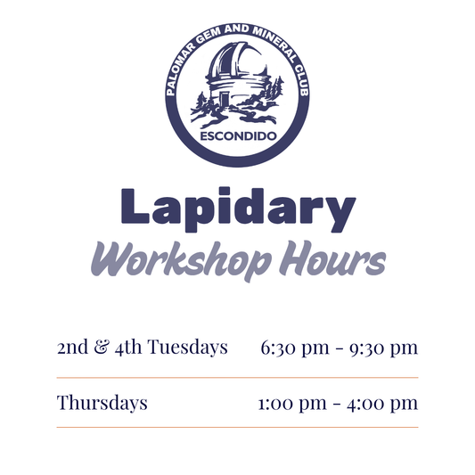 Workshop Reservation: Lapidary